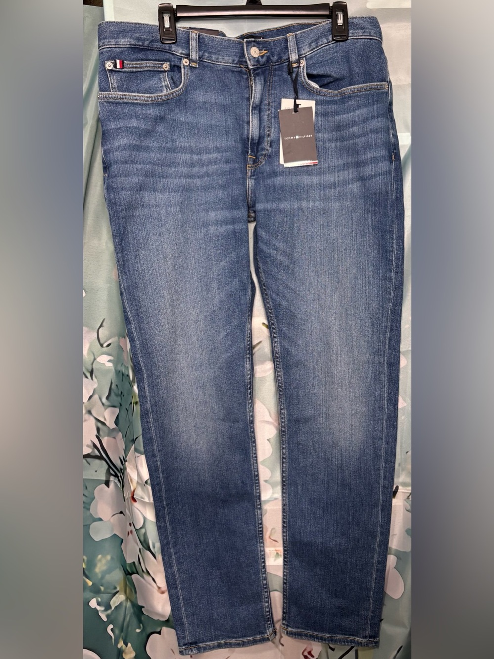 NWT Tommy Hilfiger Bleecker Slim TH Flex Stretch Men's Jeans 36 x 32